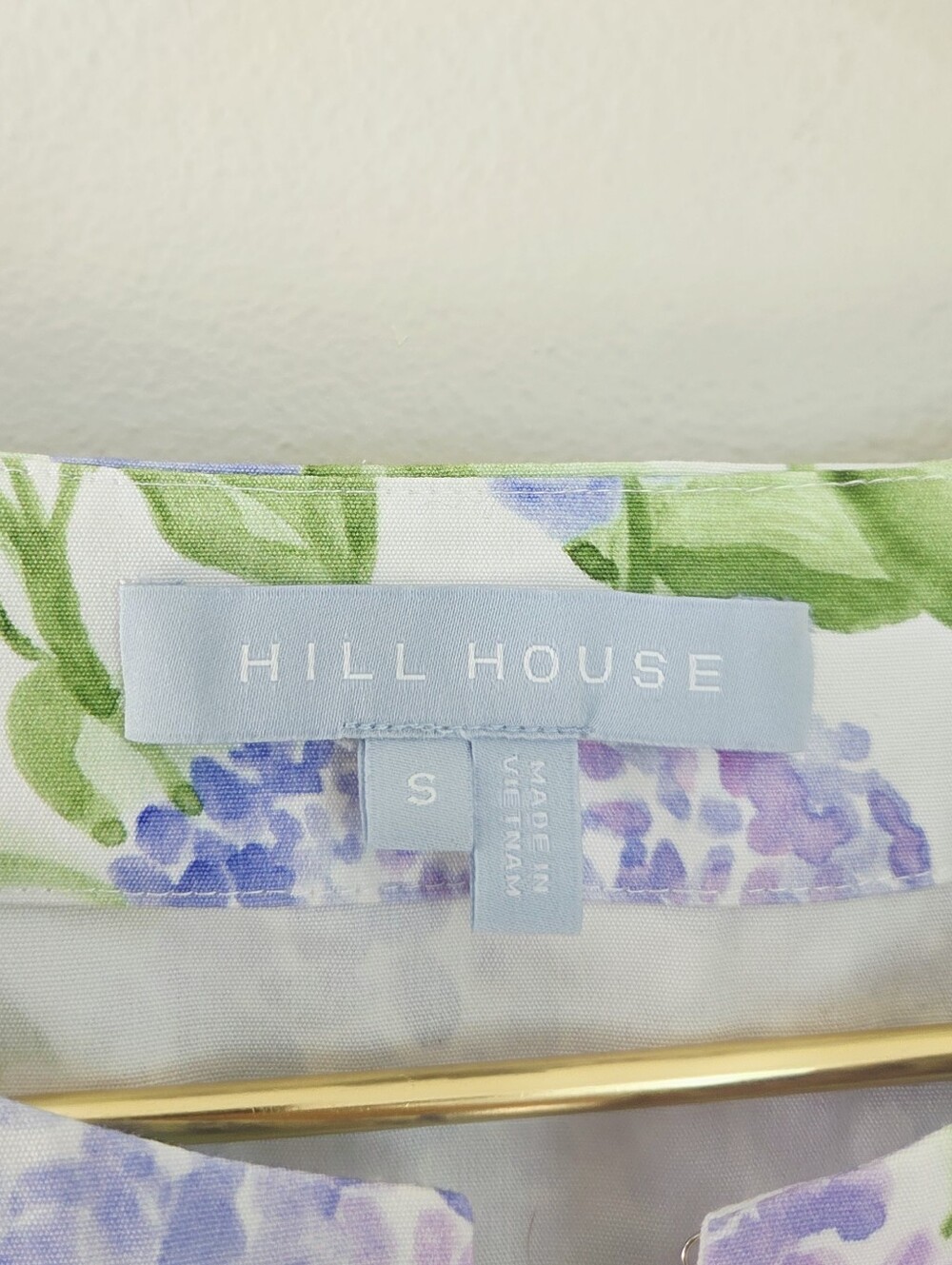 Hill House Artemis dress blue and purple hydrangea Print Small - Picture 7 of 9